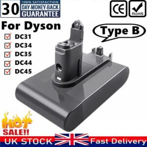 DYSON 202932-02 22.2V 3000mAh Vacuum Cleaner Replacement Battery UKTool-Battery