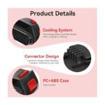BLACK & DECKER ASL188 18V 1500mAh Drill Replacement Battery  TooBattery