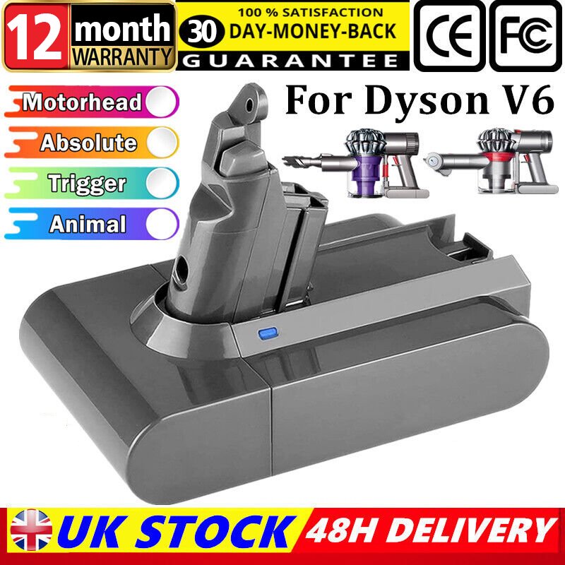 DYSON BATTERY PACCK 6-CELL (IHR-18650C) 21.6V 2000mAh Vacuum Cleaner Replacement Battery UKTool-Battery